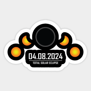 Solar Eclipse Path 2024 Sticker